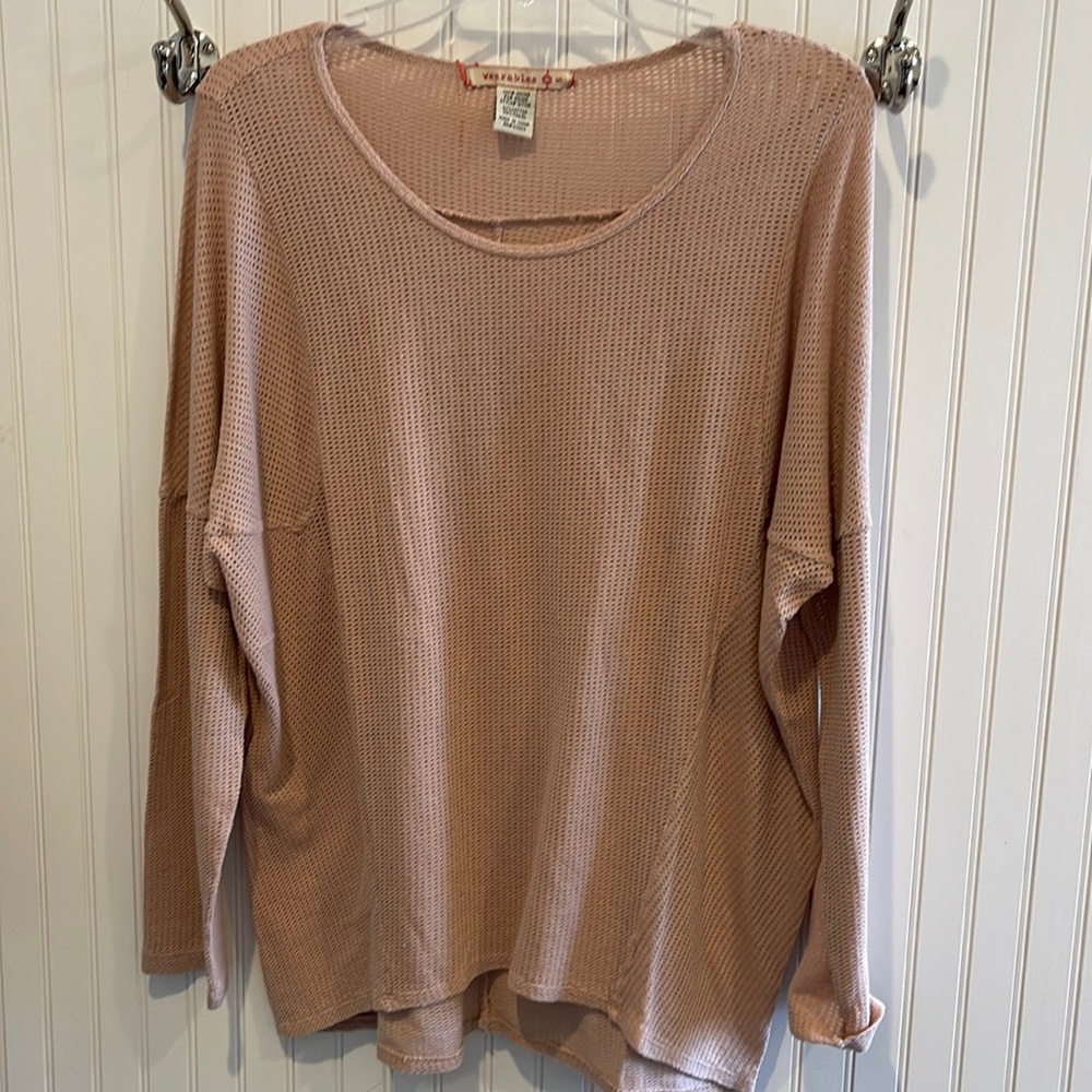 NWOT XCVI Wearables Darling Oversized Mesh Top!